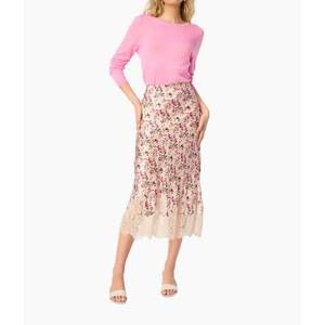 NEW CAMI NYC vivienne midi skirt in camellia ditsy